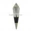Crystal Faceted Liquor Wine Chrome Bottle Stopper