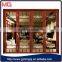 Australia standard lowes glass soundproof exterior glass folding door