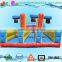 commercial three lane inflatable bungee run with cord n inflatable basketball hoops for sale