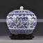 Factory blue and white porcelain antique jars with lid from Jingdezhen