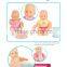 New item mini reborn soft silicone baby dolls with two clothes