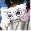 Wholesale Children's Winter Night Owl Flannel Onesie/Unisex Kids Fleece Jumpsuit/Students' Cosplay Costume