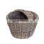 2 pcs beautiful design round wicker willow flower pots