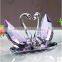 beautiful colorful gift crystal swan