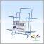 Black powder-coated smartable decoration desktop office equipment display stand for brochure