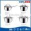 Thick materials stainless steel durable and easy to clean cookware