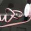100% Polyester decoration Woven Dot Ribbon custom printed ribbon