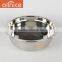Wholesale large capacity stainless steel serving bowl set/metal food stock bowl/stock pot set