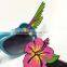 Plastic Latest flower birds pattern Wholesale Custom Logo Party Sunglasses