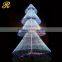 Outdoor led dancing clear acrylic giant christmas tree