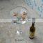 Fashionable Mouthblown giant clear wine glass vase