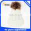 High Quality Custom Winter Knitted Beanie Hat With Fur Pom- Pom                        
                                                Quality Choice