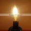 4w curved filament led candle bulb
