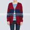 Dongguan knitwear cardigan manufacturer latest design women cardigan sweater