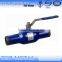 full welded 3 inch ball valve flanged type