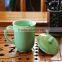 Longquan celadon heart cup