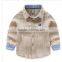 Custom made different types100% cotton fashion designer kids shirts boys