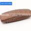 Fashional looking shinny lattice leather wrapped hard eyeglass case