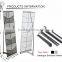 Convenient Advertising double Literature Catalogue shelf/Netty Brochure Holder/Brochure Stand shelf with wholesale