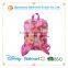 2015 Fashion satin Backpacks with donut printing for Student Girl Travel Bag Mochila Patchwork Cute Brand