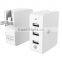 High Quality USB Smart Charger Quick Charge 2.0 with 3 USB Port Phone Car Charger