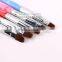 2-ways 5pcs Acrylic UV Gel Nail Art Brush pen set and Dotting accessories.