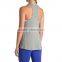 100% cotton womens singlet, women racer back top, custom tank top