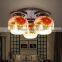 Jingdezhen pastel decoration lighting led light modern ceiling light