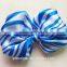Leopard Layer Bow Ribbon For Kid Girl headband No clips