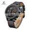 WEIDE original watches UV1506, western watch price, leather chronograph watch