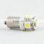T11 BA9S T4W 363 LED 5050 5SMD Car Wedge Side Light Lamp Bulb Roof instrument light width lamps