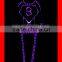RF Remote LED and Fiber optic tron dance costume