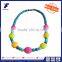 Fashion Latest Design Beaded Necklace Wholesale/Safe Silicone Teether Beads Necklace For Baby