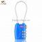 Luckiplus Luggage Locks Combination Password Locks Padlocks TSA Approved 3-Digit Red