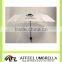 21''x8k white advertising umbrella with logo
