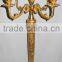 silver candelabra centerpiece