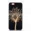New Cases For iPhone 6S With Design Black Ink Wood bamboo Carved phone Case For iPhone 6 6S