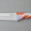 3" - 7" Salmon Color No- slip Handle White Black Blade Ceramic Knife