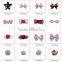 newest purple standard bowknot shape set beads party ribbon bowknot