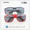 Woman fashion polarized sunglasses (or pc/tac lens) in red or black