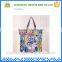 Nylon art big tote colorful outdoor mommy bag