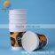 Customized Design waxed disposable paper cup with lid