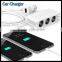 3-Socket Cigarette Lighter Outlet Splitter Best Selling 4 Ports Usb Charger Ac Adapter