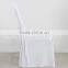Beautiful White Ruffled Wedding Chair Cover