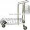 RH-WT08 Wheeled Warehouse Hand Cart With Basket