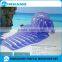 SEDEX factory sale transparent purple pvc inflatable swimming pool float lounger/water mattress