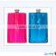 Novelty plastic stainless steel hip flask