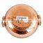 IndianArtVilla Handmade Steel Copper Hammered Serving Kadhai Karahi Wok 700 ML - Serving Dish Curry Home Hotel Restaurant