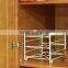 Icegreen Kitchen/ Bathroom Cabinet White Wrap Rack/ Organizer for Storage