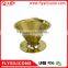 Dishwasher safe stable base pour over stainless steel gold coffee dripper